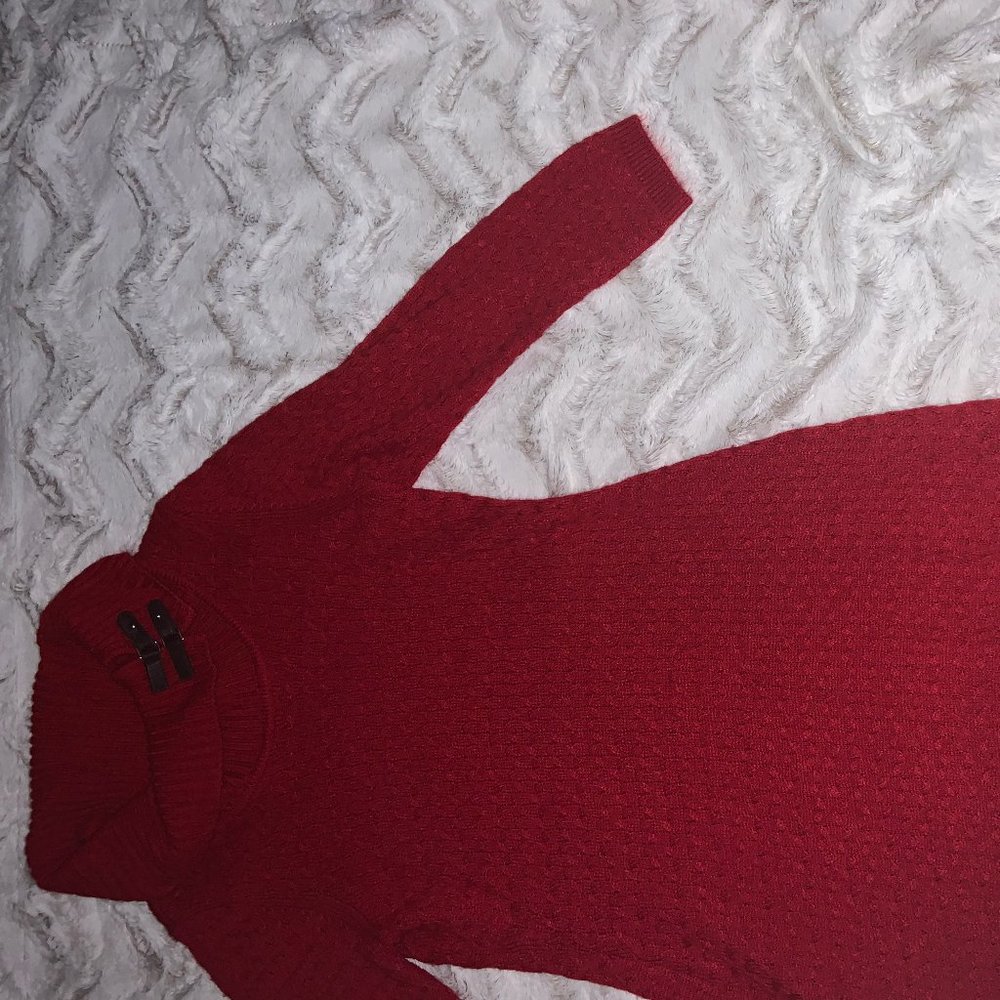 Studio One New York Red Sweater Dress